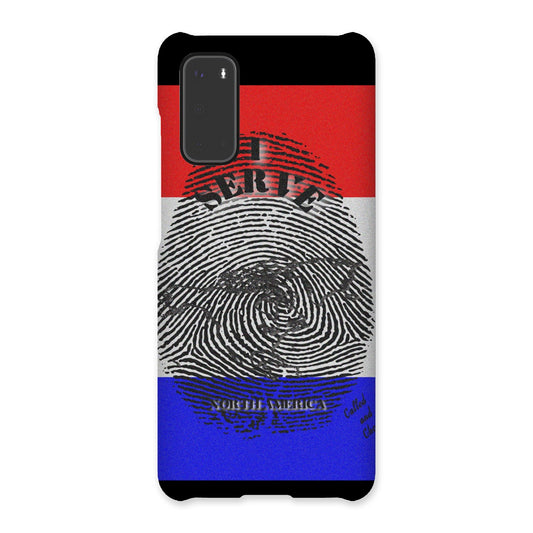 I Serve North America Fingerprint Snap Phone Case