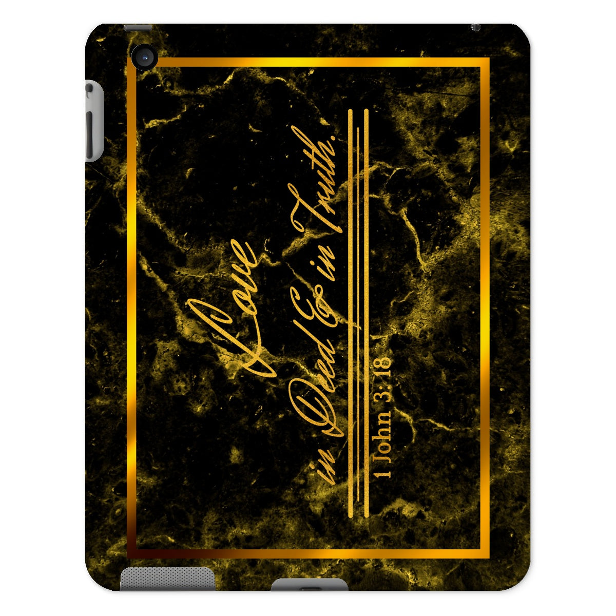 Love in Deed & Truth || 1 John 3:18 iPad Case