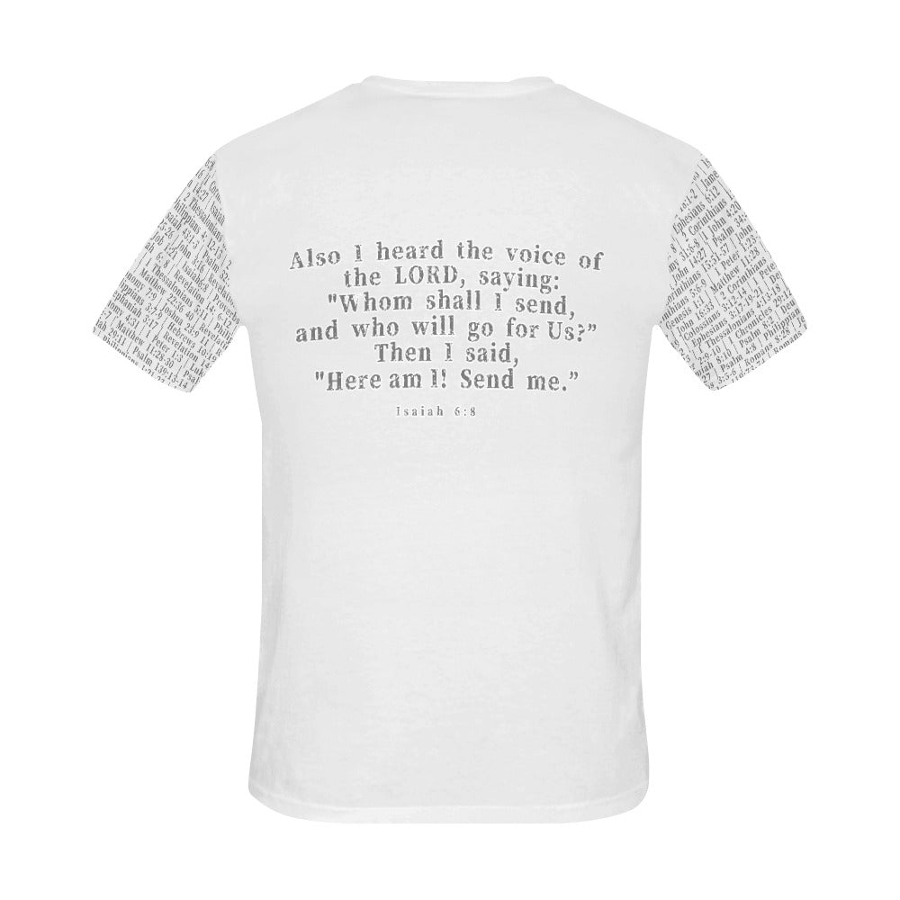 Adult Unisex Isaiah 6:8 D.H.W. Jersey Tee