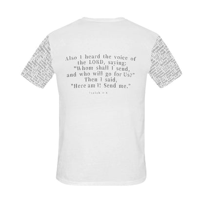 Adult Unisex Isaiah 6:8 D.H.W. Jersey Tee