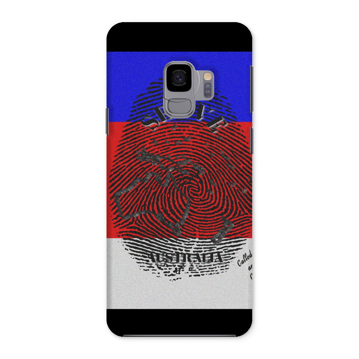 I Serve Australia Fingerprint Snap Phone Case