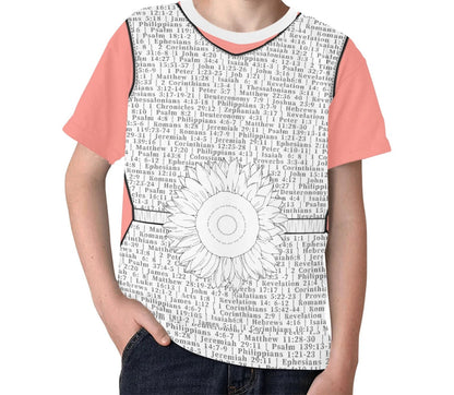 Youth Girl Psalm 139:14 Covered T-Shirt