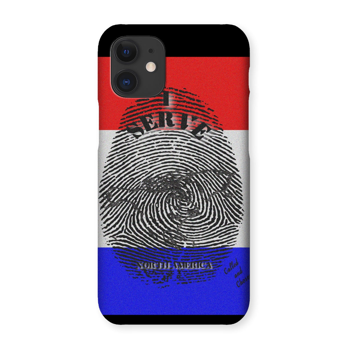 I Serve North America Fingerprint Snap Phone Case