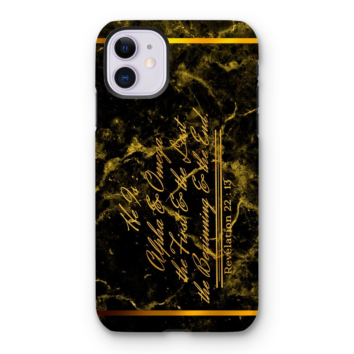 Alpha & Omega || Revelation 22:13 Tough Phone Case