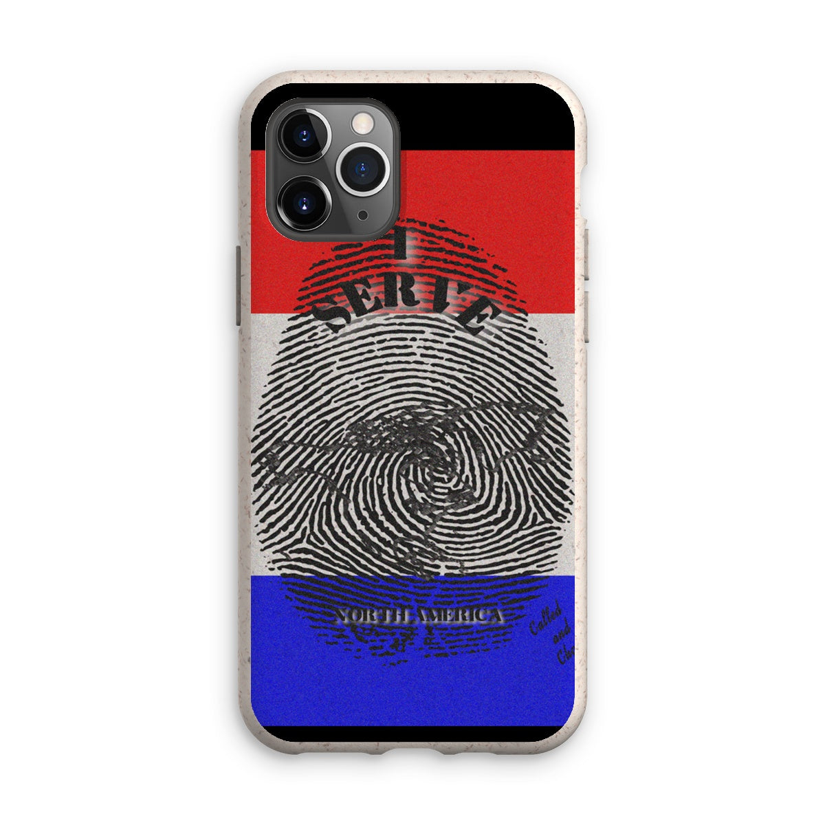 I Serve North America Fingerprint Eco Phone Case