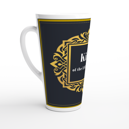 His King Latte 17oz Ceramic Mug