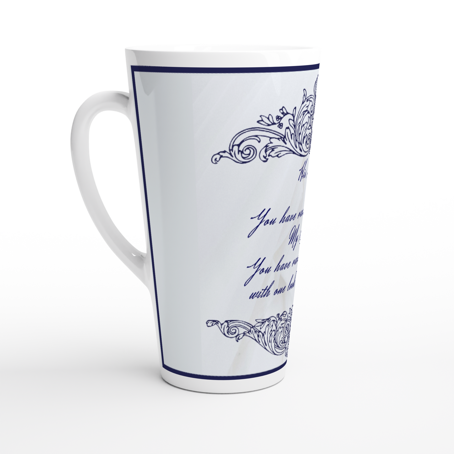 His Song of Solomon Latte 17oz Ceramic Mug