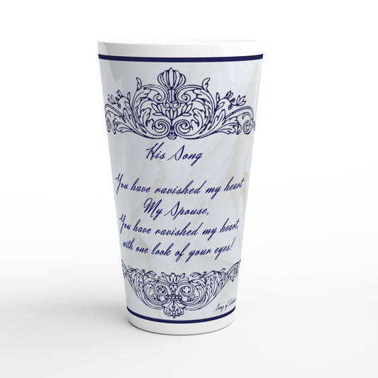 His Song of Solomon Latte 17oz Ceramic Mug