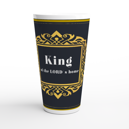 His King Latte 17oz Ceramic Mug