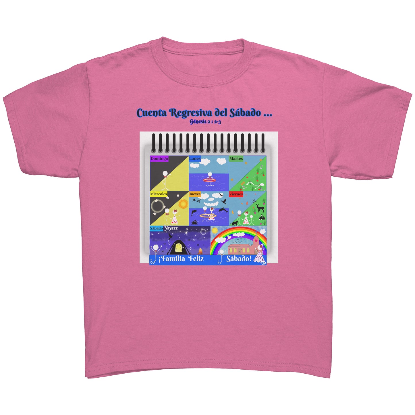Spanish || Youth Boy's Sabbath Matching Family T-Shirt