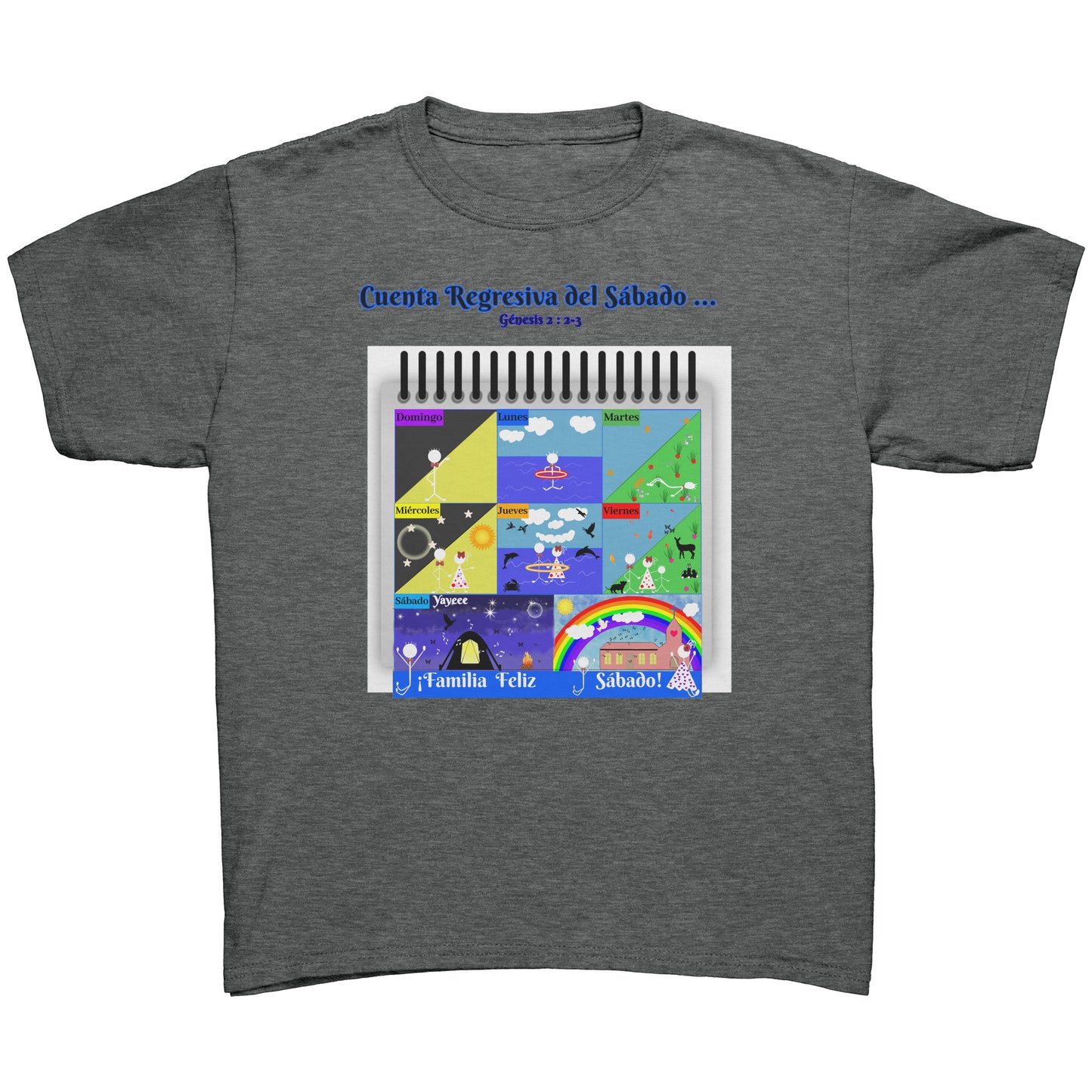 Spanish || Youth Boy's Sabbath Matching Family T-Shirt