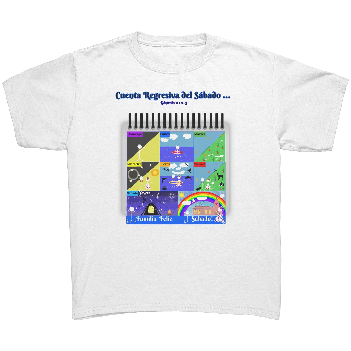 Spanish || Youth Boy's Sabbath Matching Family T-Shirt