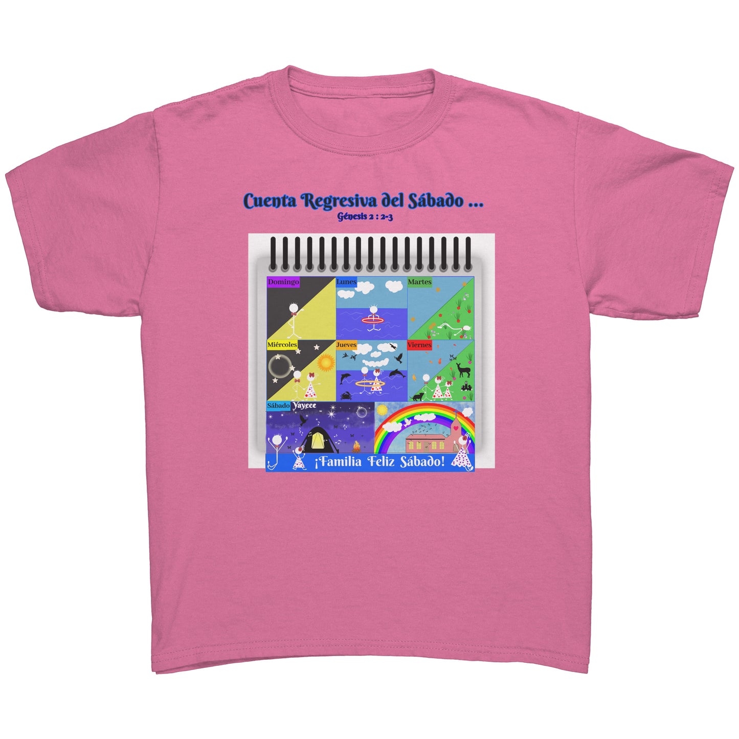Spanish || Youth Girl's Sabbath Matching Family T-Shirt