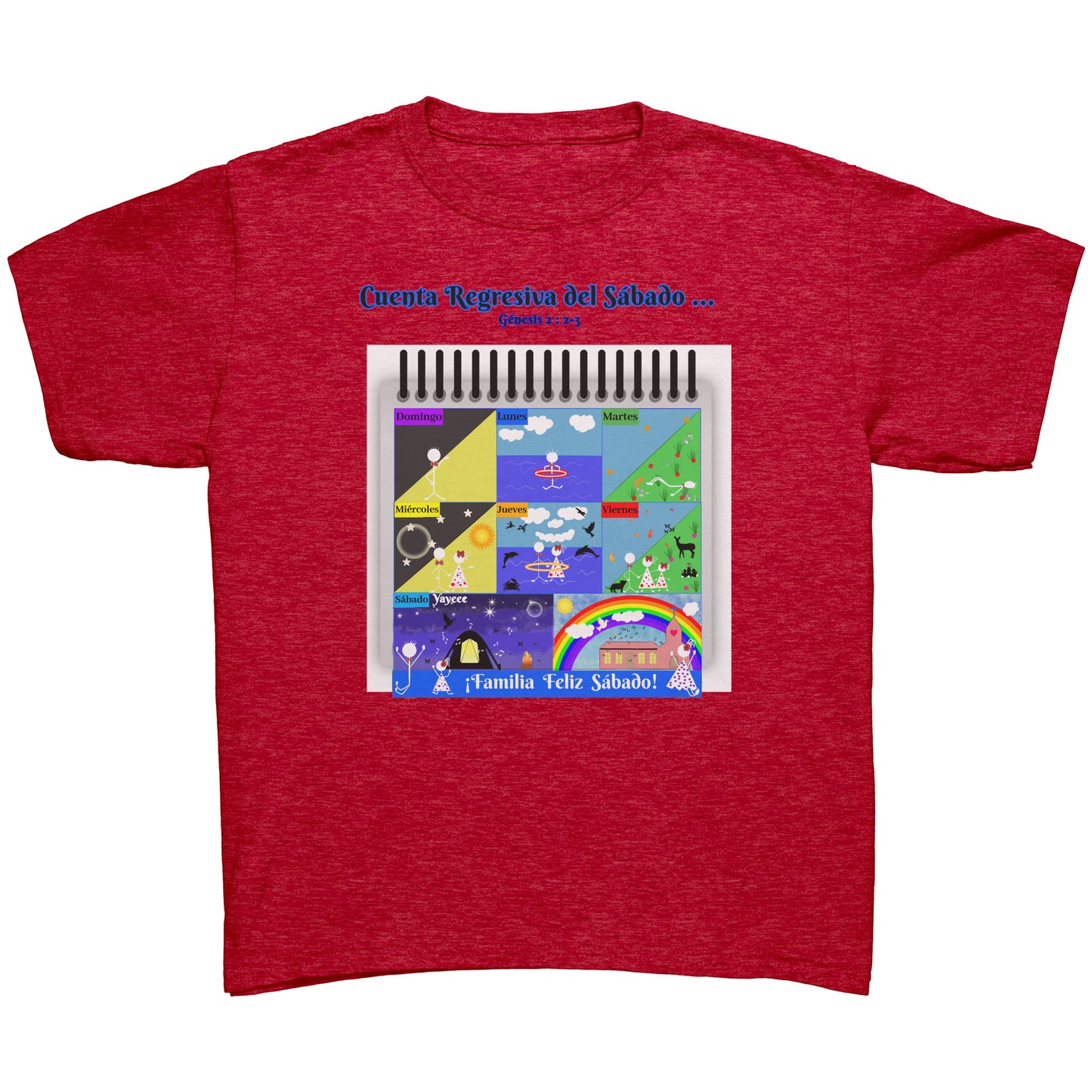 Spanish || Youth Girl's Sabbath Matching Family T-Shirt
