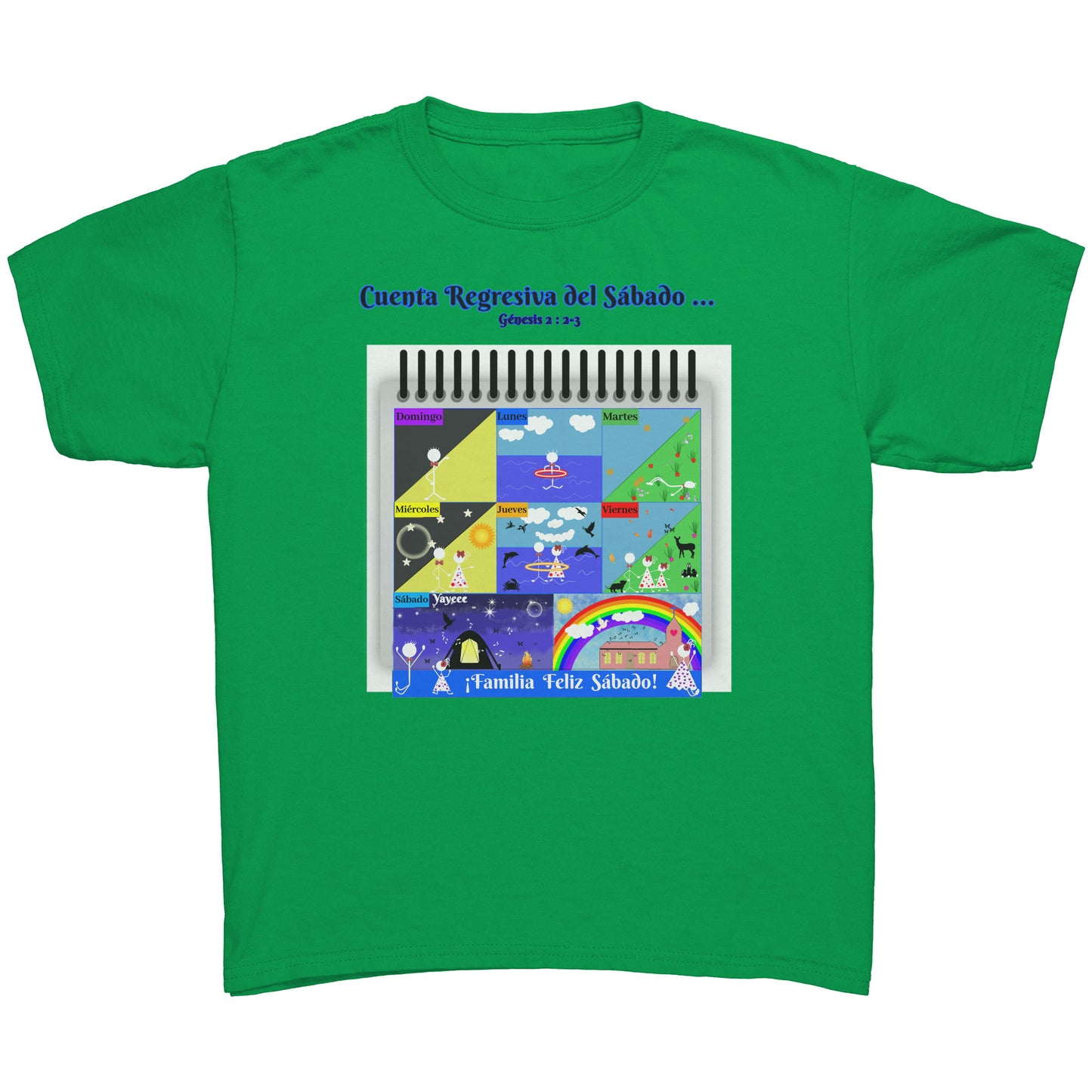 Spanish || Youth Girl's Sabbath Matching Family T-Shirt
