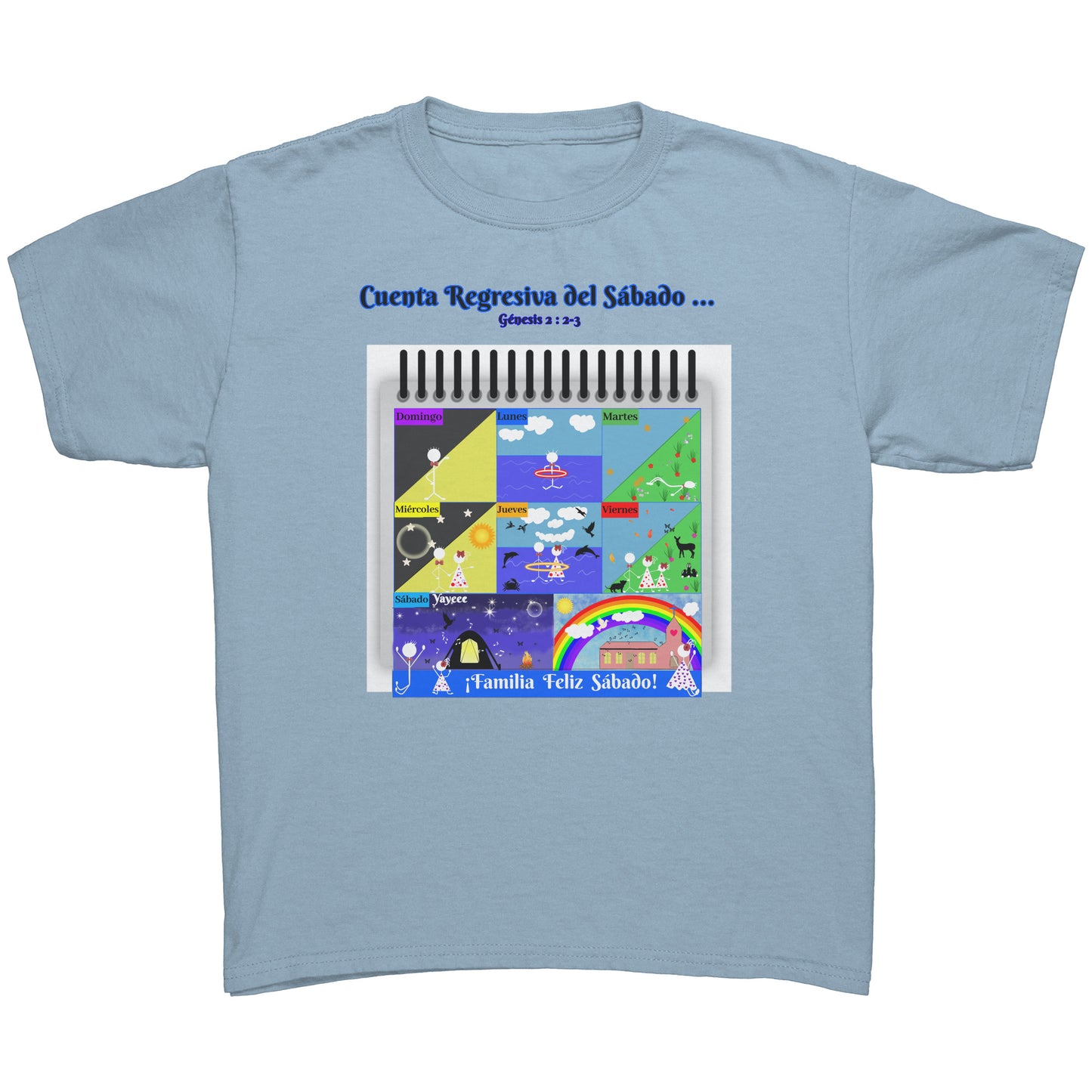 Spanish || Youth Girl's Sabbath Matching Family T-Shirt