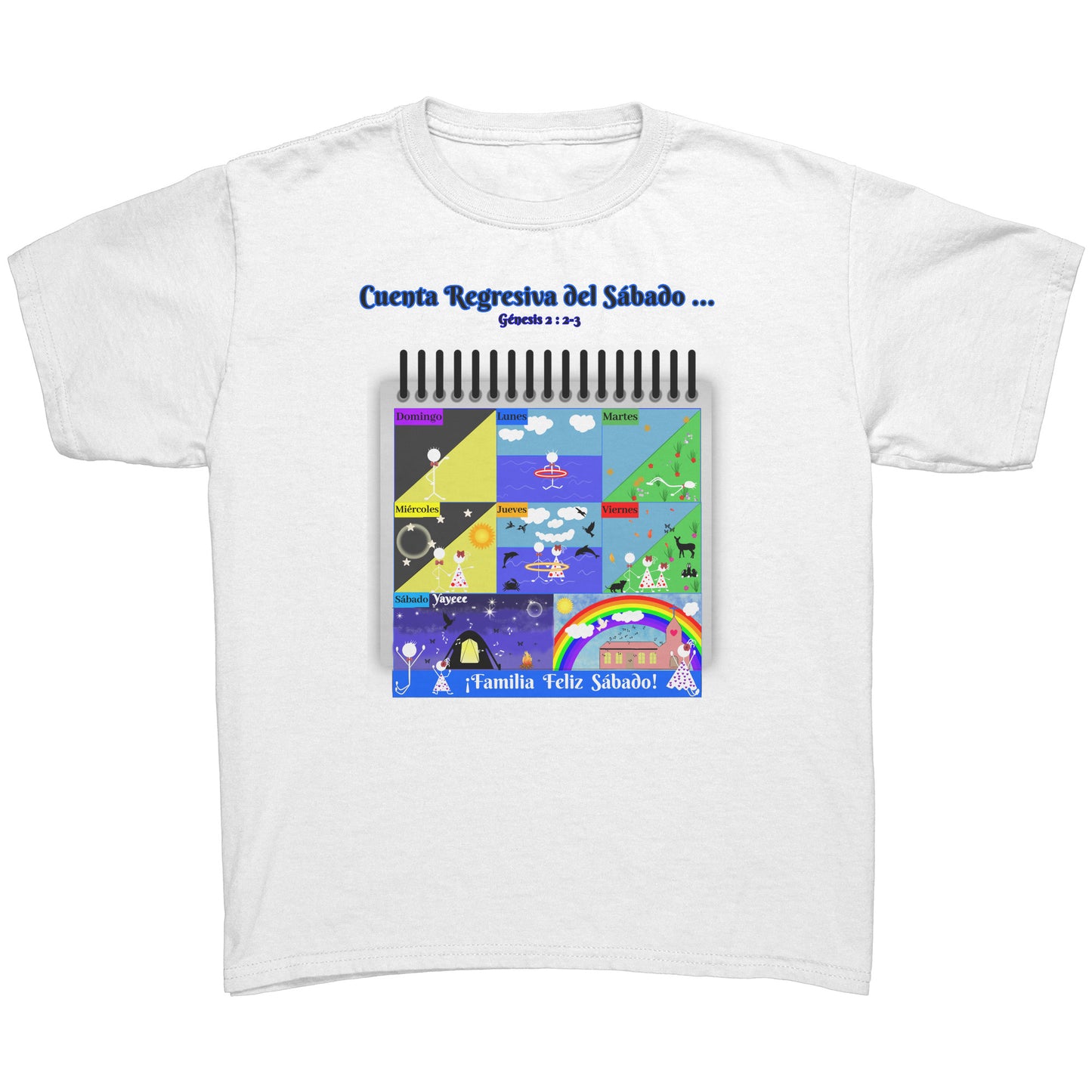 Spanish || Youth Girl's Sabbath Matching Family T-Shirt